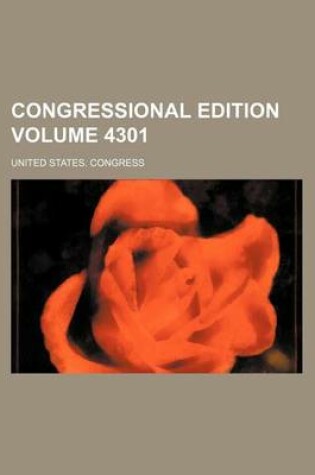 Cover of Congressional Edition Volume 4301