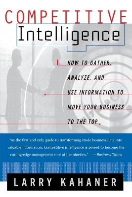 Book cover for Competitive Intelligence: From Black Ops to Boardrooms