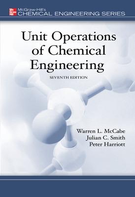 Book cover for Unit Operations of Chemical Engineering