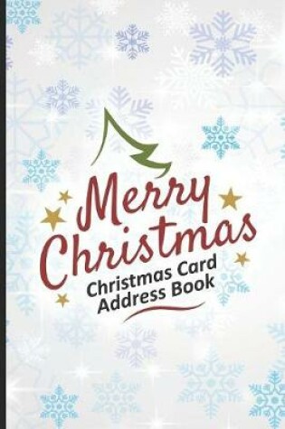 Cover of Merry Christmas Christmas Card Address Book
