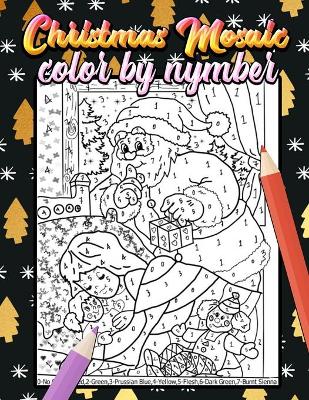 Book cover for Christmas Mosaic Color By Number