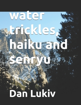 Book cover for water trickles, haiku and senryu