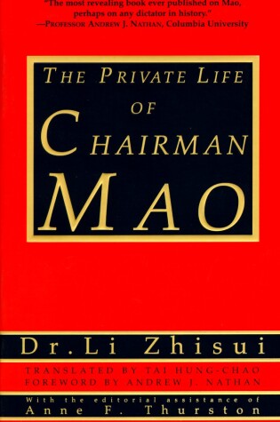 Cover of The Private Life of Chairman Mao