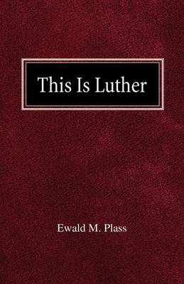 Book cover for This is Luther