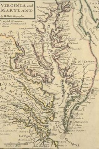 Cover of A Vintage 1732 Map of the Virginia and Maryland American Colonies