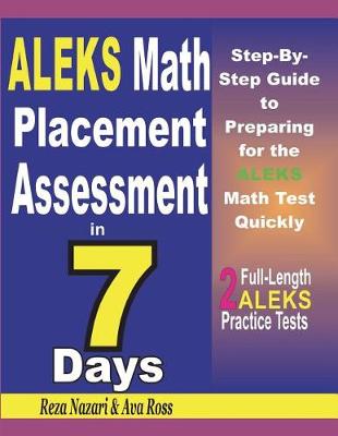 Book cover for Aleks Math Placement Assessment in 7 Days