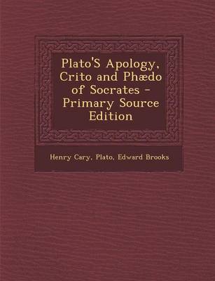 Book cover for Plato's Apology, Crito and Ph do of Socrates