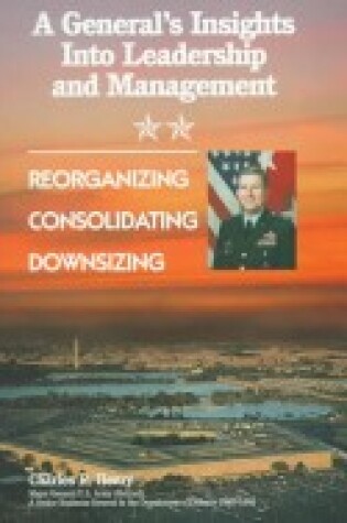 Cover of General's Insights into Leadership and Management