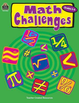 Book cover for Math Challenges, Grades 5-8