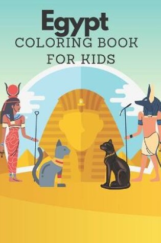 Cover of Egypt Coloring Book for kids