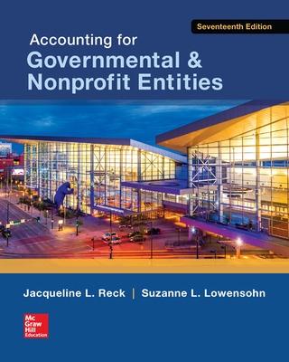 Book cover for Accounting for Governmental & Nonprofit Entities