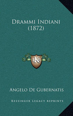 Book cover for Drammi Indiani (1872)