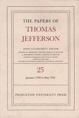 Book cover for The Papers of Thomas Jefferson, Volume 25