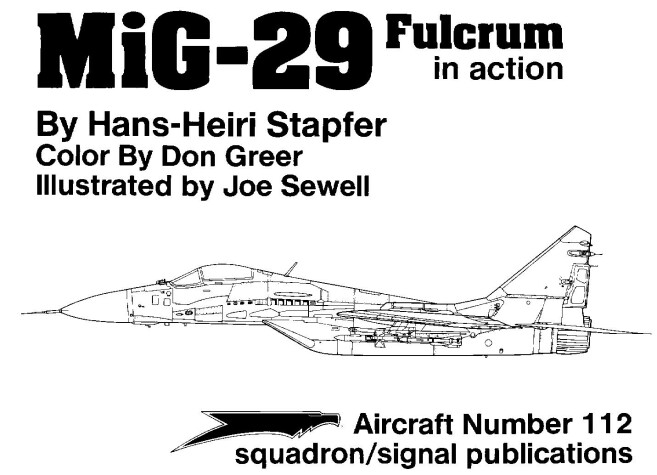 Cover of MiG-29 Fulcrum in Action