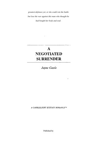 Cover of A Negotiated Surrender