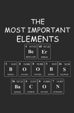 Cover of The Most Important Elements Beer Boobs Bacon