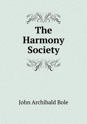 Book cover for The Harmony Society