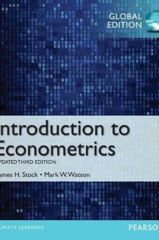 Cover of Introduction to Econometrics, Update with MyEconLab, Global Edition