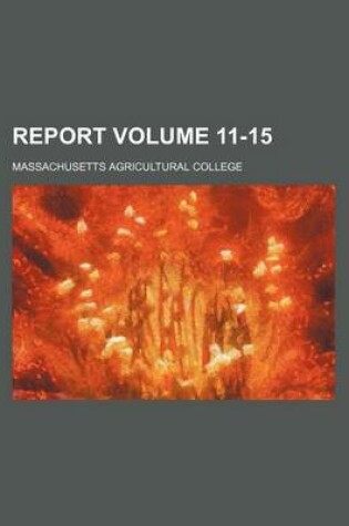 Cover of Report Volume 11-15