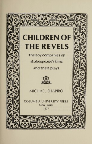 Book cover for Children of the Revels