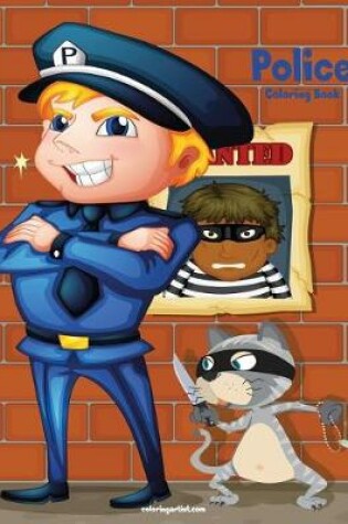 Cover of Police Coloring Book 1