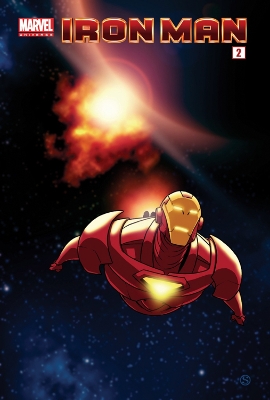 Book cover for Marvel Universe Iron Man - Comic Reader 2