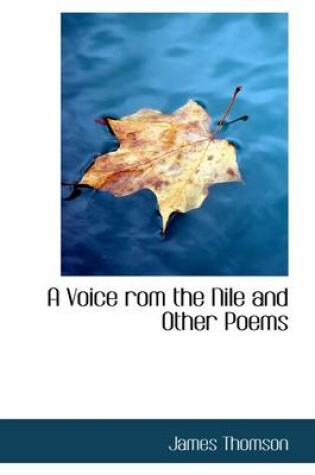 Cover of A Voice ROM the Nile and Other Poems