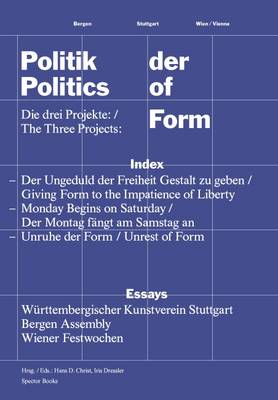 Cover of Politics of Form