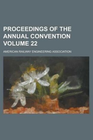 Cover of Proceedings of the Annual Convention (Volume 38 (1937))