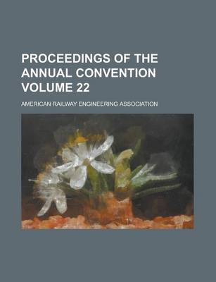 Book cover for Proceedings of the Annual Convention (Volume 38 (1937))