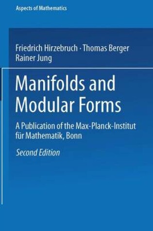 Cover of Manifolds and Modular Forms