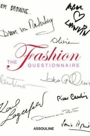 Cover of Fashion Questionnare, the (white)