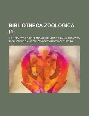 Book cover for Bibliotheca Zoologica (4 )