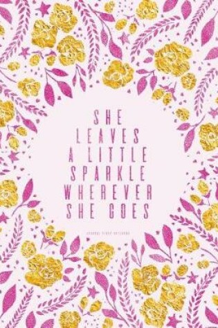Cover of She Leaves a Little Sparkle Wherever She Goes. Journal (Diary, Notebook)