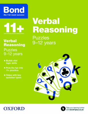 Book cover for Bond 11+: Verbal Reasoning: Puzzles