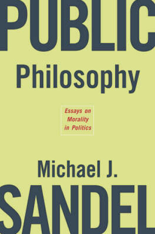 Cover of Public Philosophy