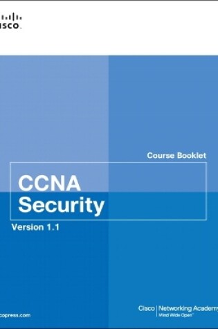 Cover of CCNA Security Course Booklet Version 1.1