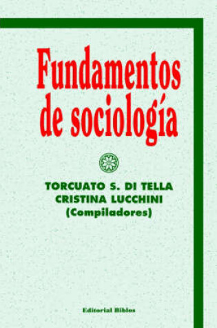 Cover of Fundamentos De Sociologia