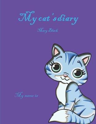 Book cover for My cat's diary