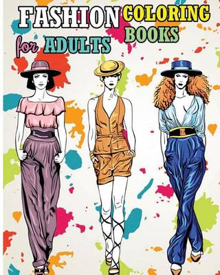 Cover of Fashion Coloring Books for Adults