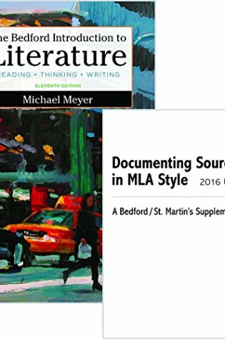 Cover of Bedford Introduction to Literature 11E & Documenting Sources in MLA Style: 2016 Update