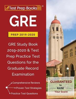 Book cover for GRE Prep 2019 & 2020