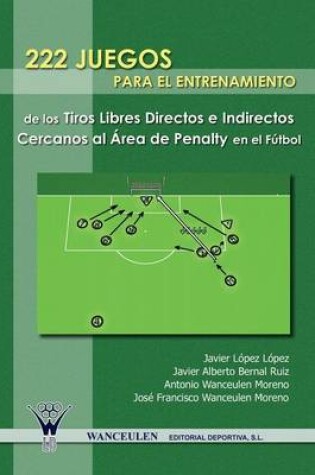 Cover of 222 Juegos Para El Entrenamiento de Los Tiros Libres Directos E Indirectos Cercanos Al Area de Penalty En El Futbol