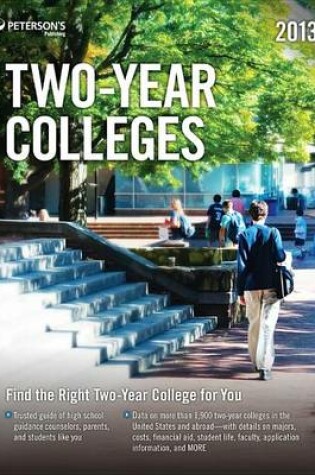 Cover of Two-Year Colleges 2013