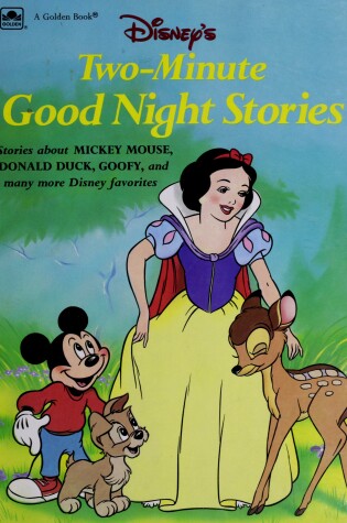 Cover of Disney's Two-Minute Good Night Stories