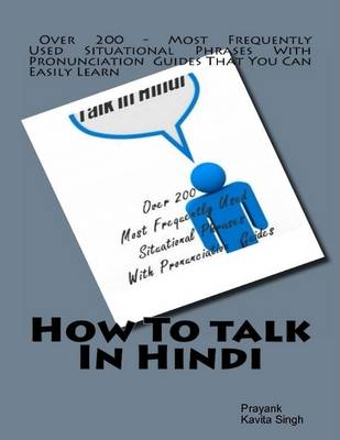 Book cover for How to Talk in Hindi