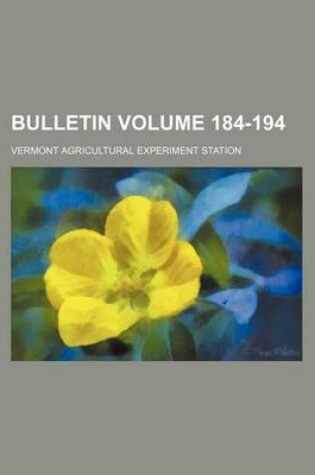 Cover of Bulletin Volume 184-194