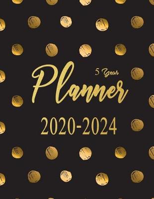 Book cover for 5 year planner 2020-2024