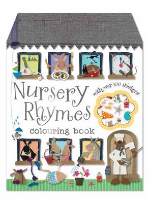 Book cover for Nursery Rhymes Colouring Book (Newsprint)