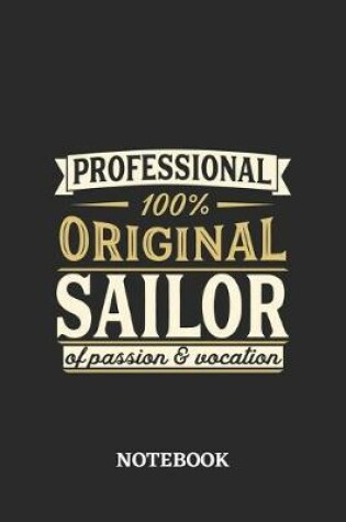 Cover of Professional Original Sailor Notebook of Passion and Vocation